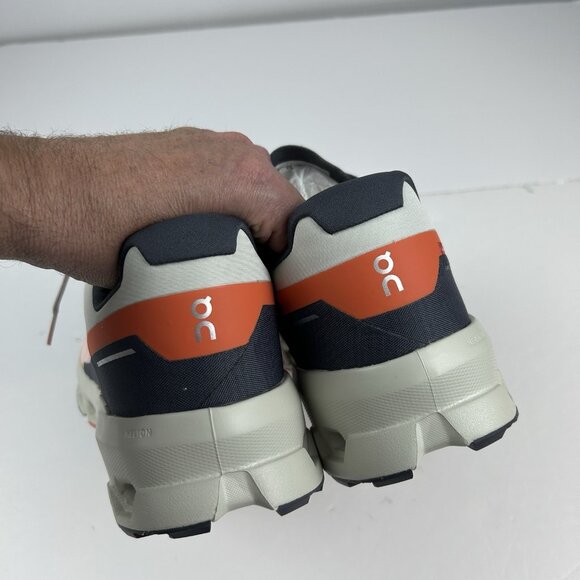 On Cloudvista 2 Men\'s Size 14 Ice Flame Grey Orange Running Shoes Comfort main image 6